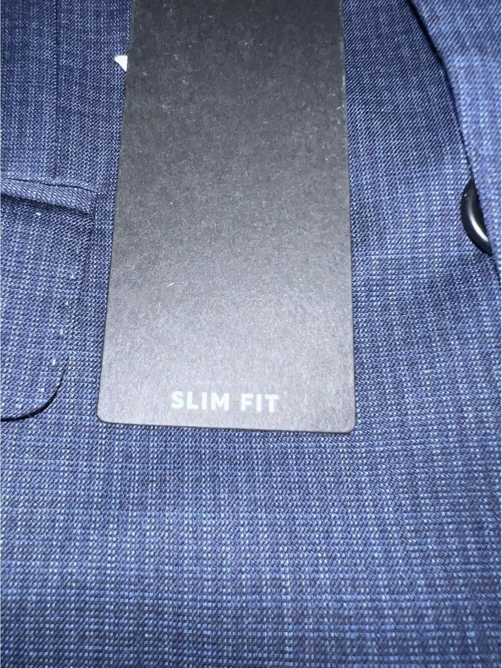 $595 Hugo Boss Men’s Virgin Wool Suit Jacket Dark Blue Slim Fit Size 38S